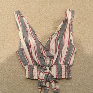 PacSun v-neck striped tank